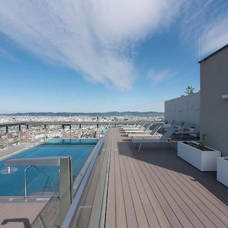 Hoch Hinaus, Neu Und Stilvoll Mit Pool Am Dach Lägenhet Wien Exteriör bild